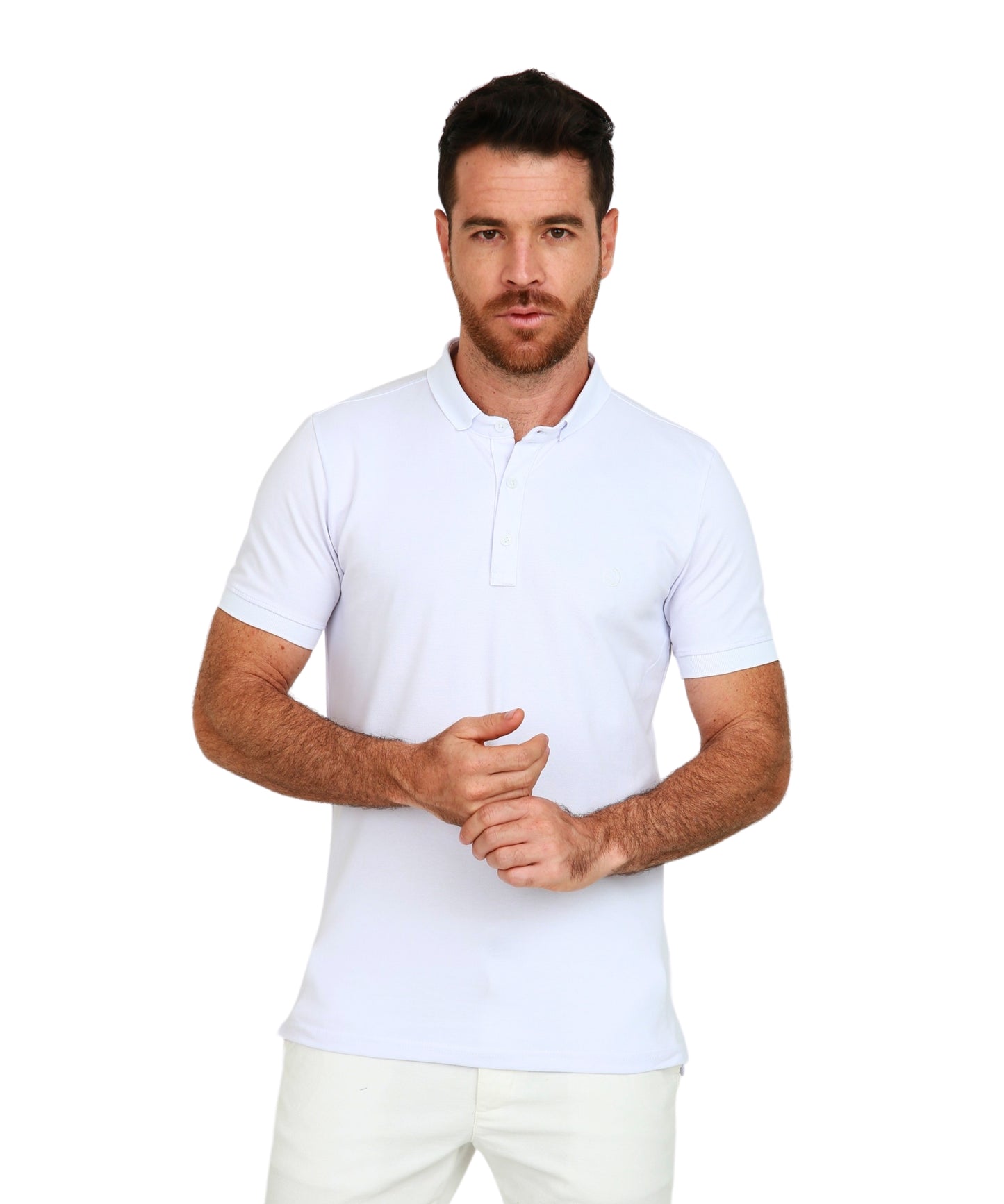 POLO BASICA BLANCO