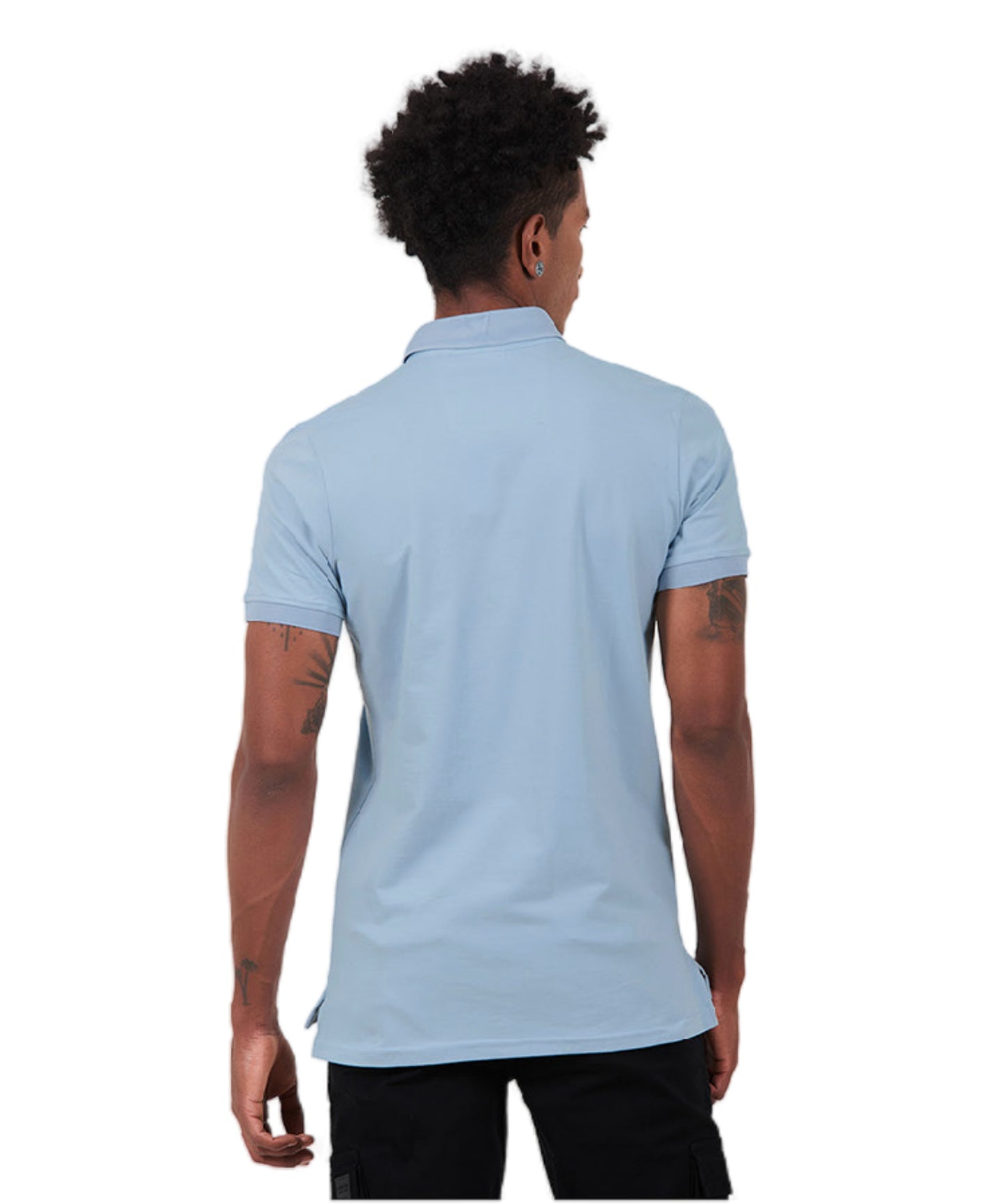 POLO BASICA AZUL
