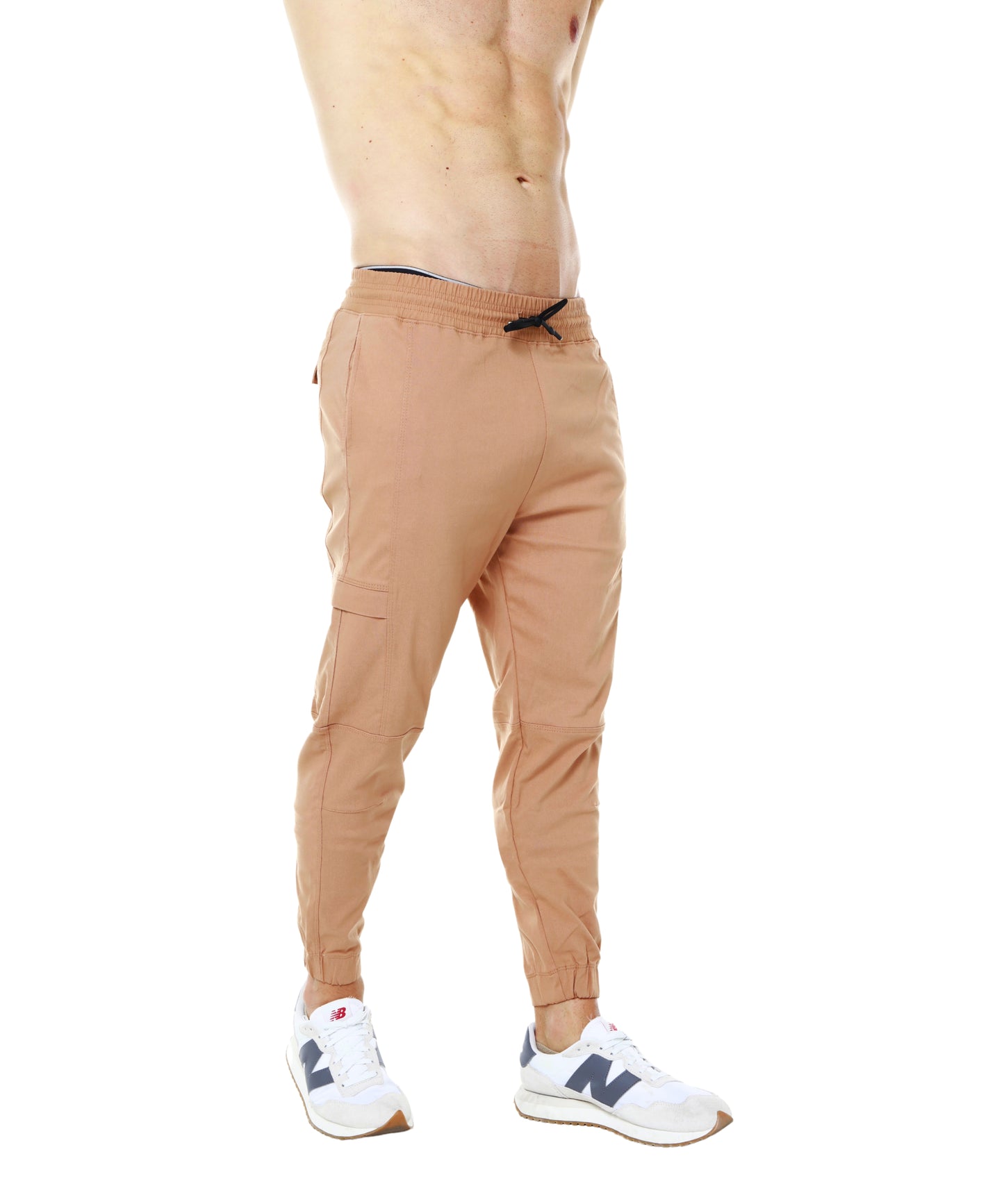 JOGGER TIPO CARGO ALMENDRA