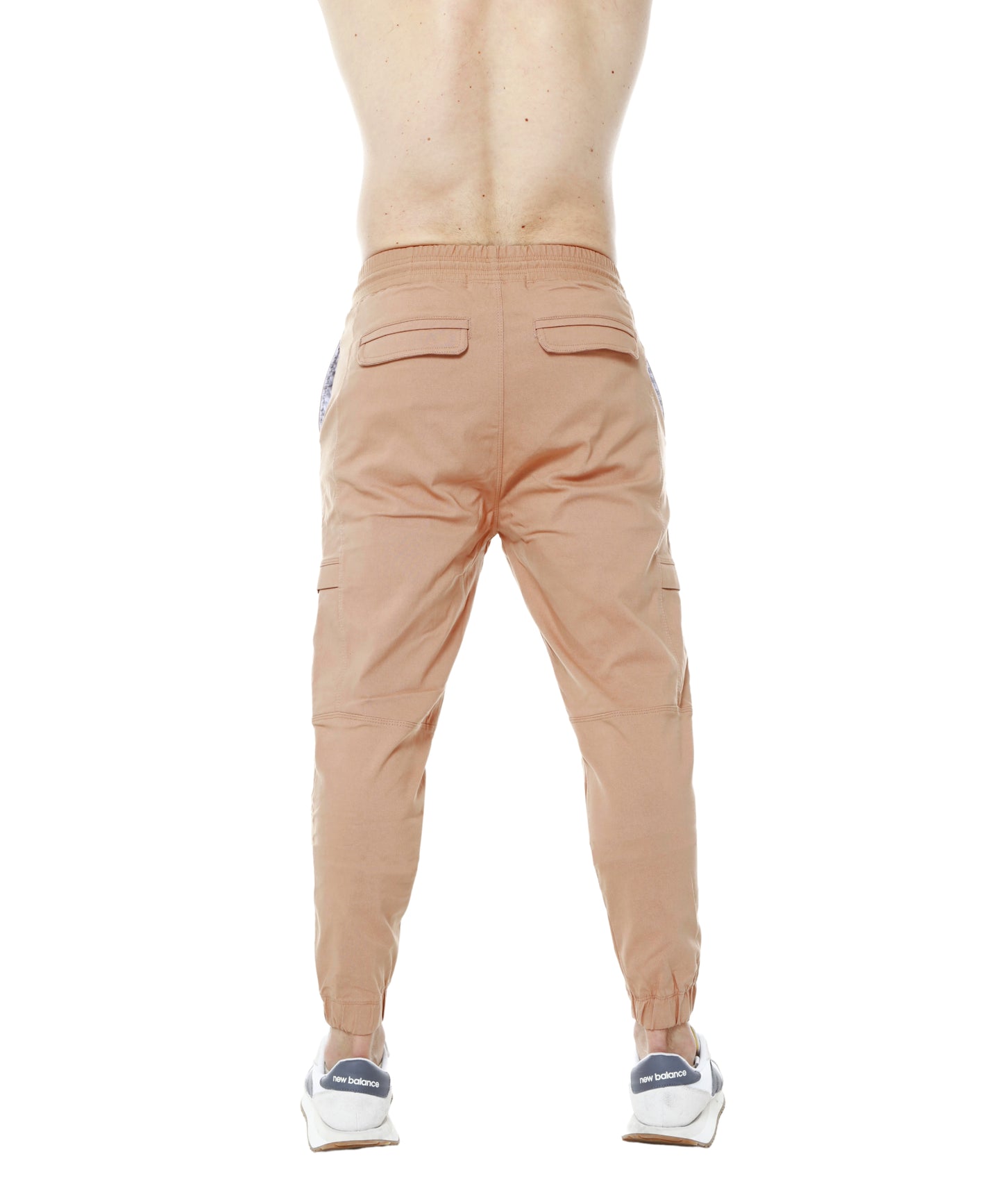 JOGGER TIPO CARGO ALMENDRA