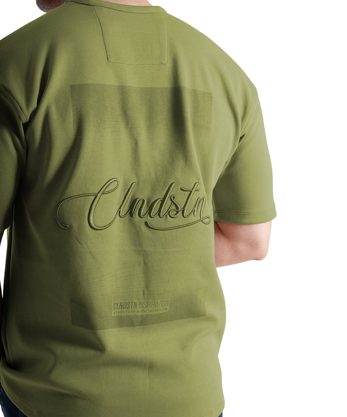 CAMISETA OVERSIZE ESTAMPADA VERDE