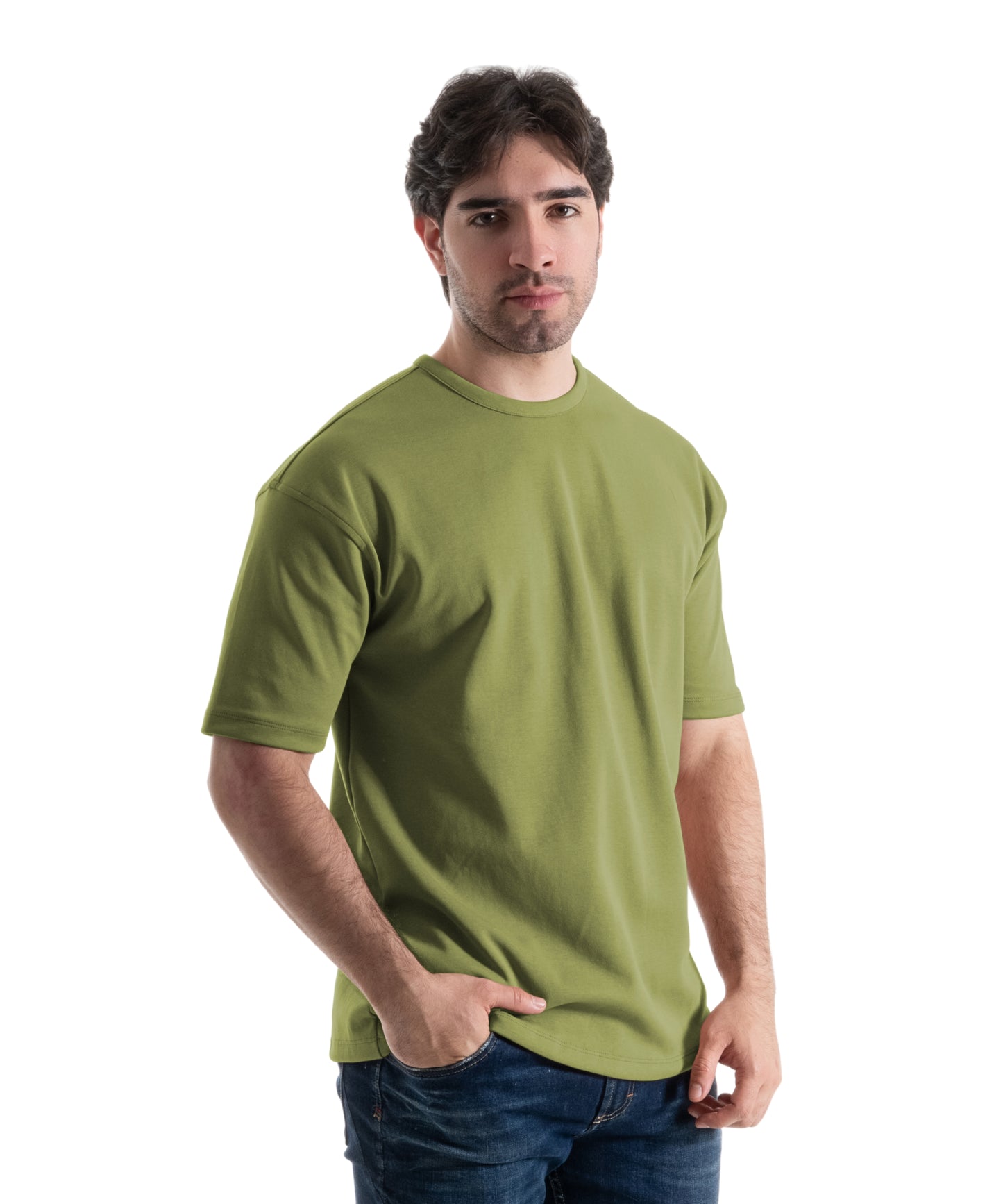CAMISETA OVERSIZE ESTAMPADA VERDE