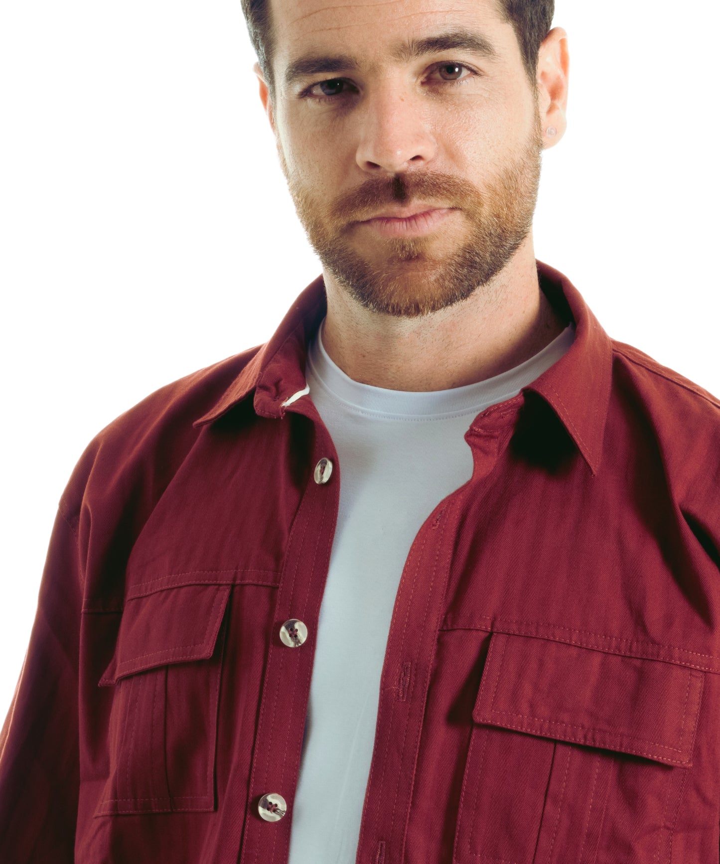 CHAQUETA CASUAL CARGO LADRILLO