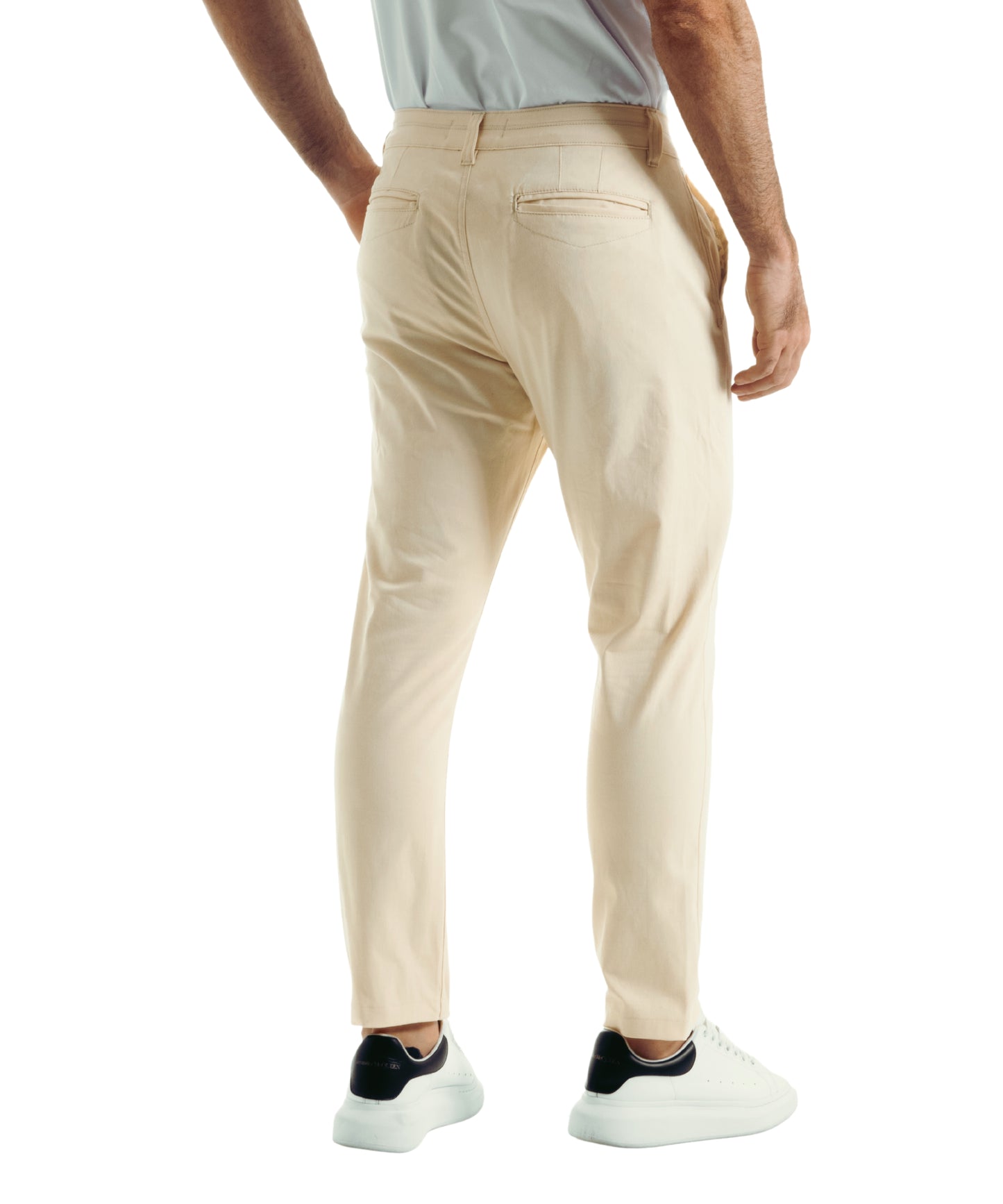 PANTALON CLASICO CREMA