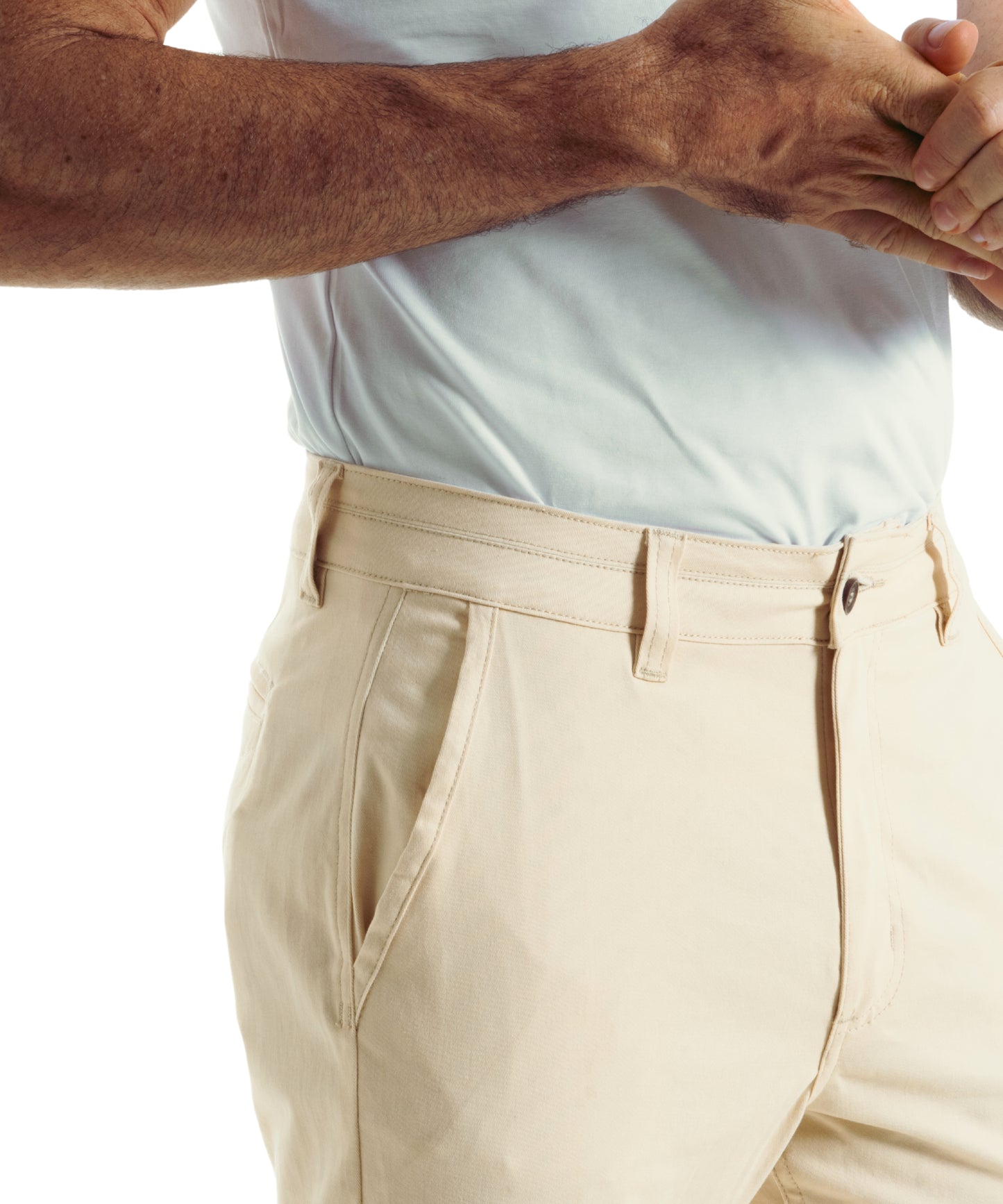 PANTALON CLASICO CREMA