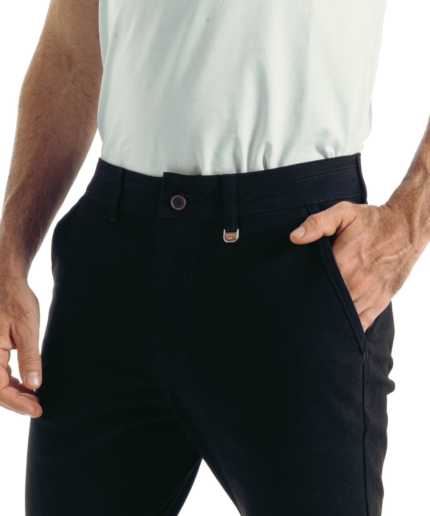 PANTALON CLASICO DRIL NEGRO
