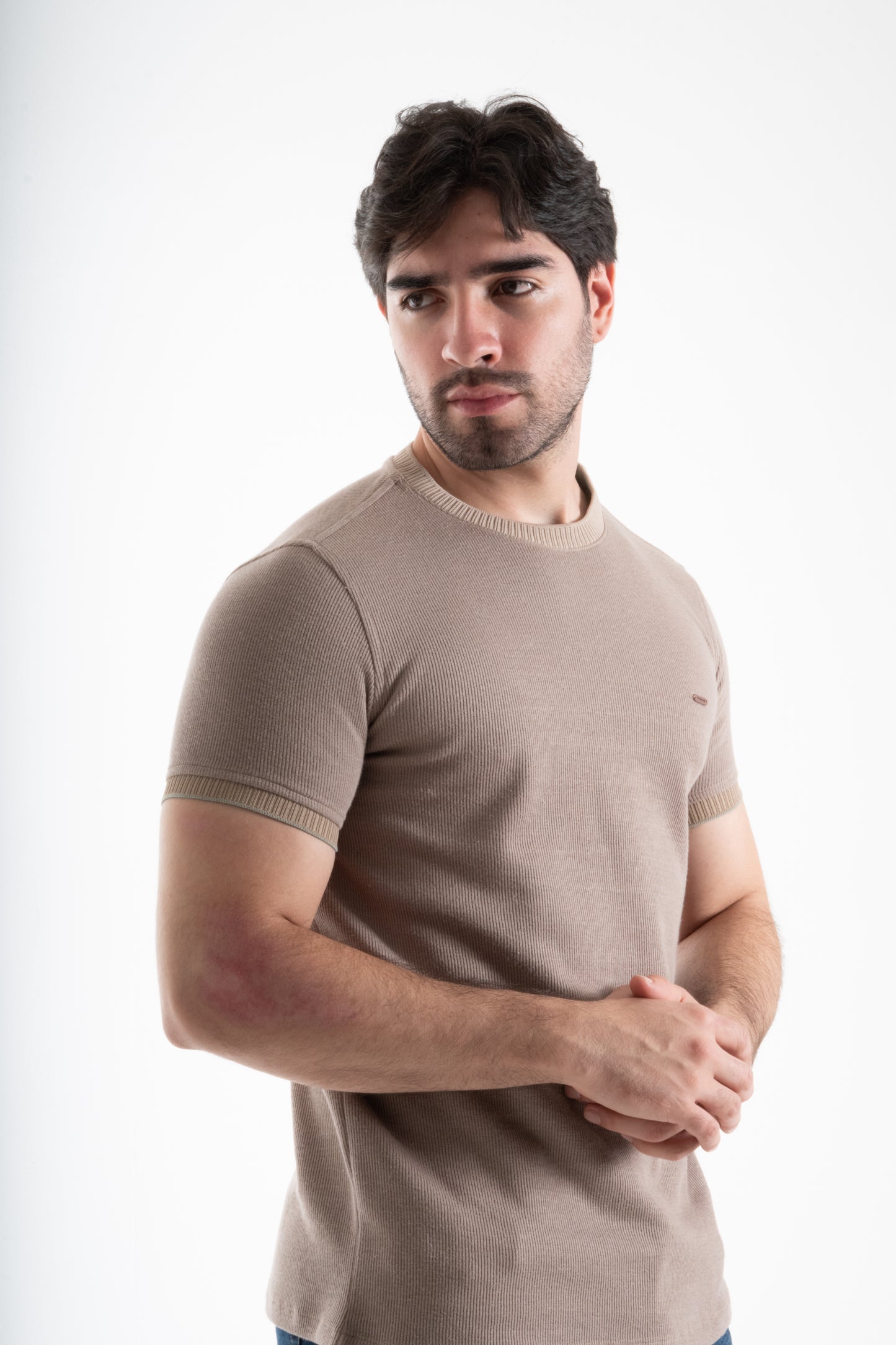 CAMISETA CORDUROY CAMEL