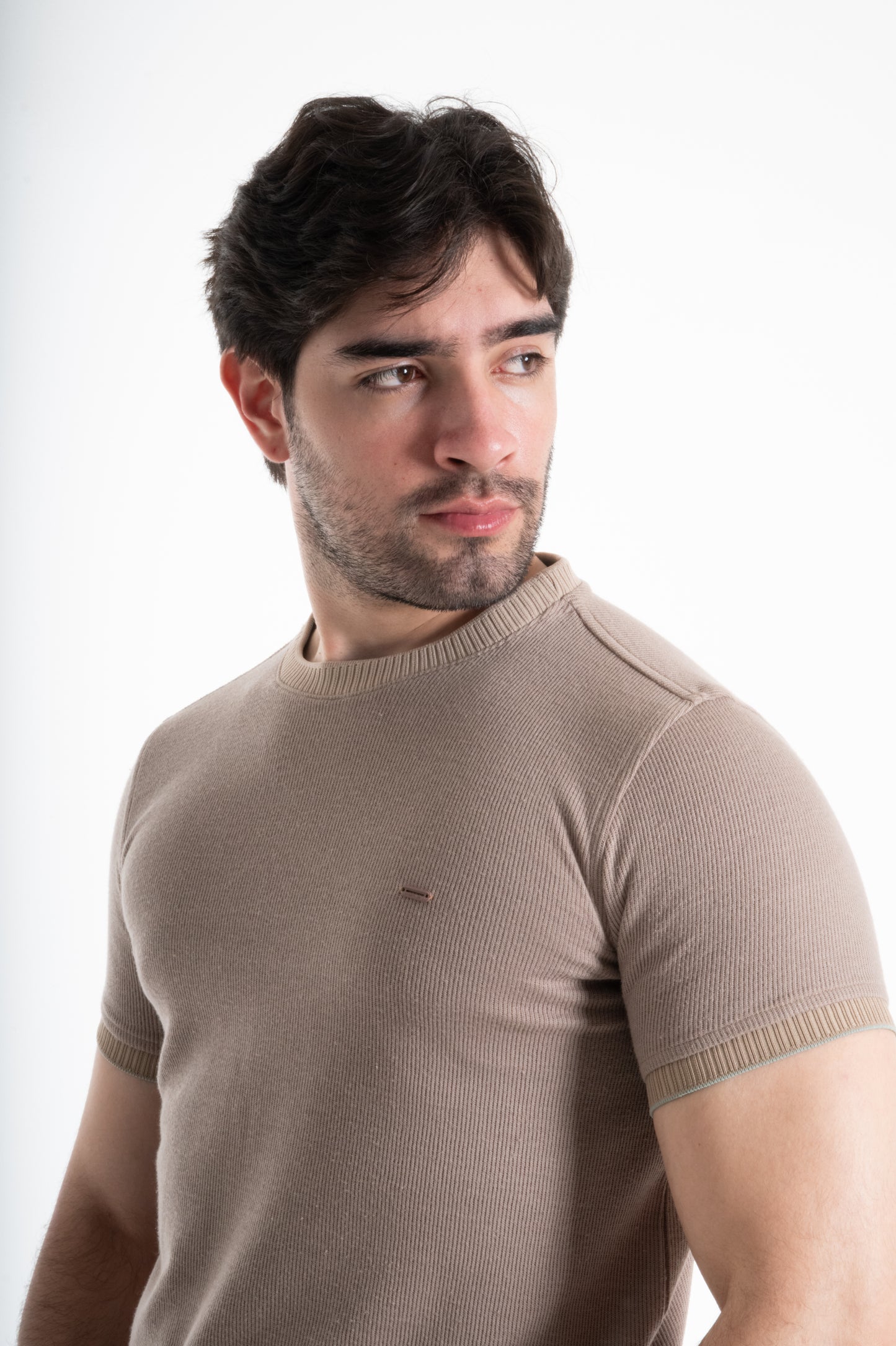 CAMISETA CORDUROY CAMEL