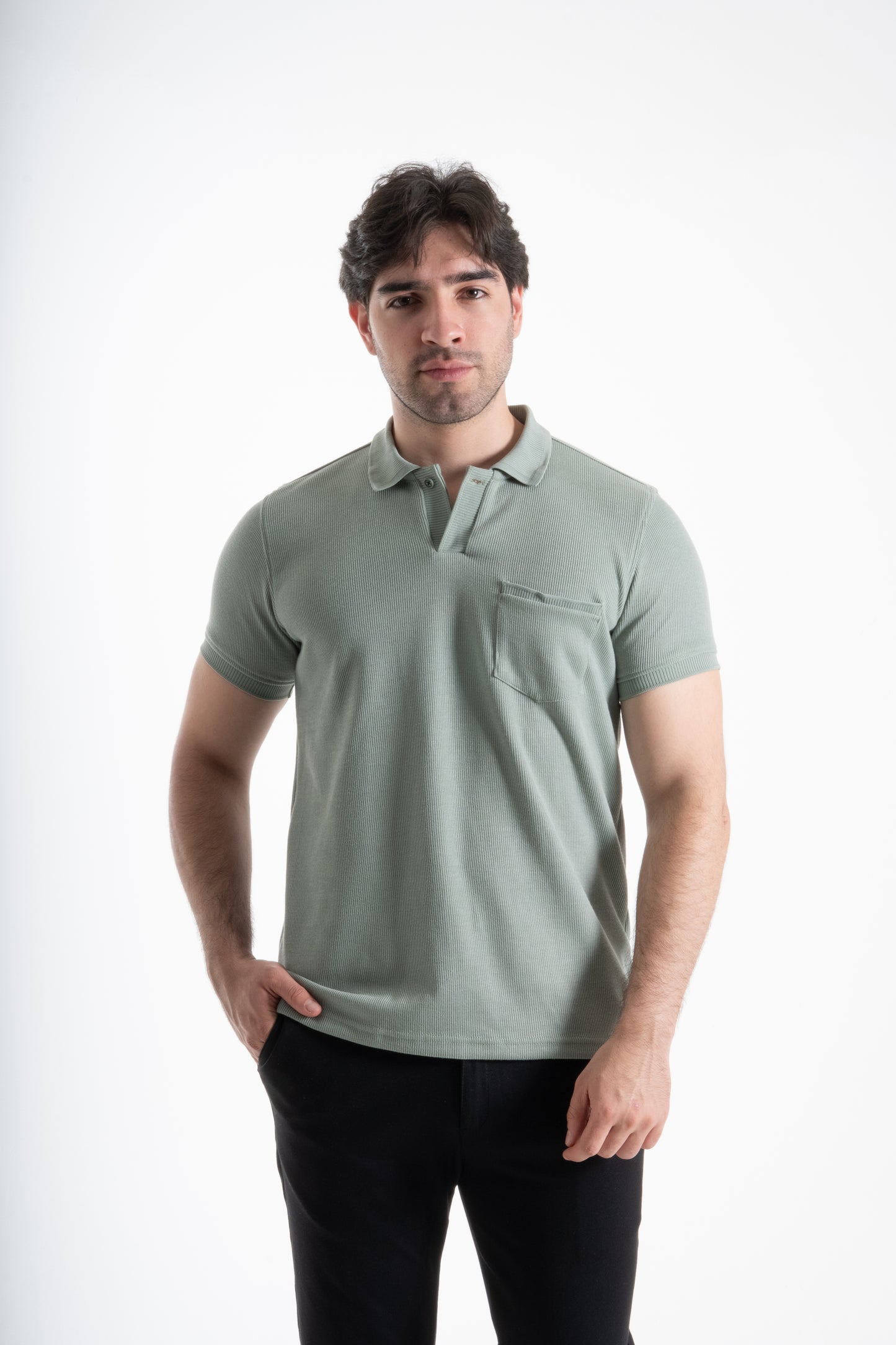 POLO PERILLA DEPORTIVA VERDE