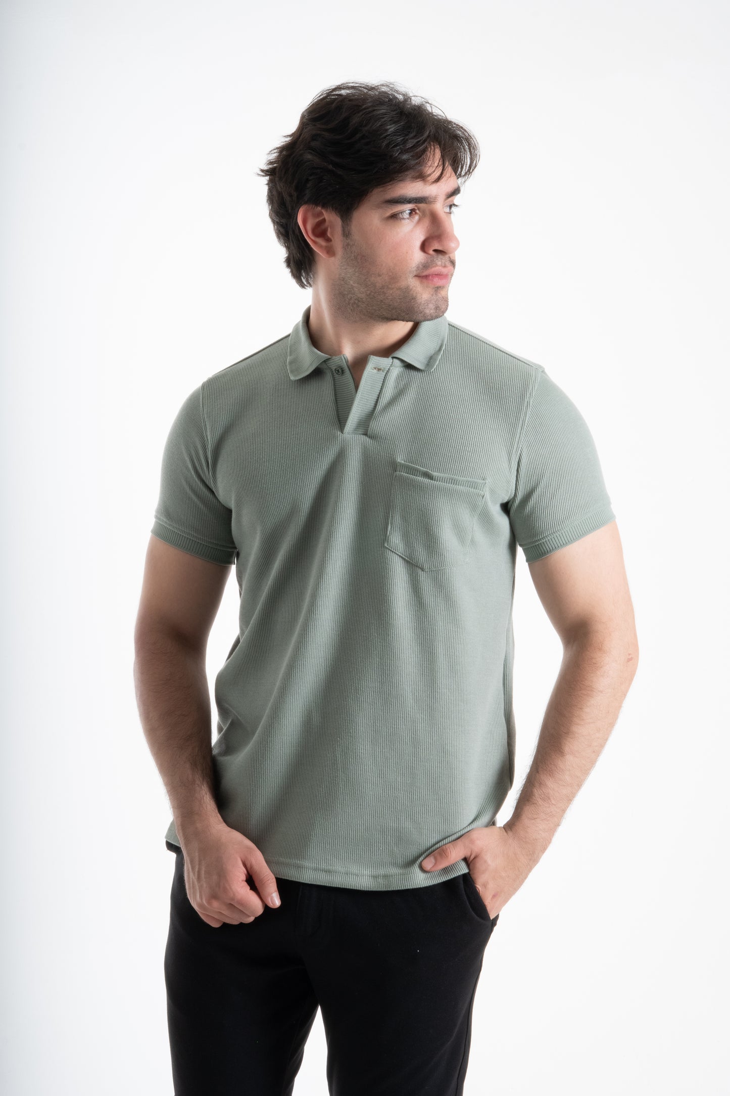 POLO PERILLA DEPORTIVA VERDE
