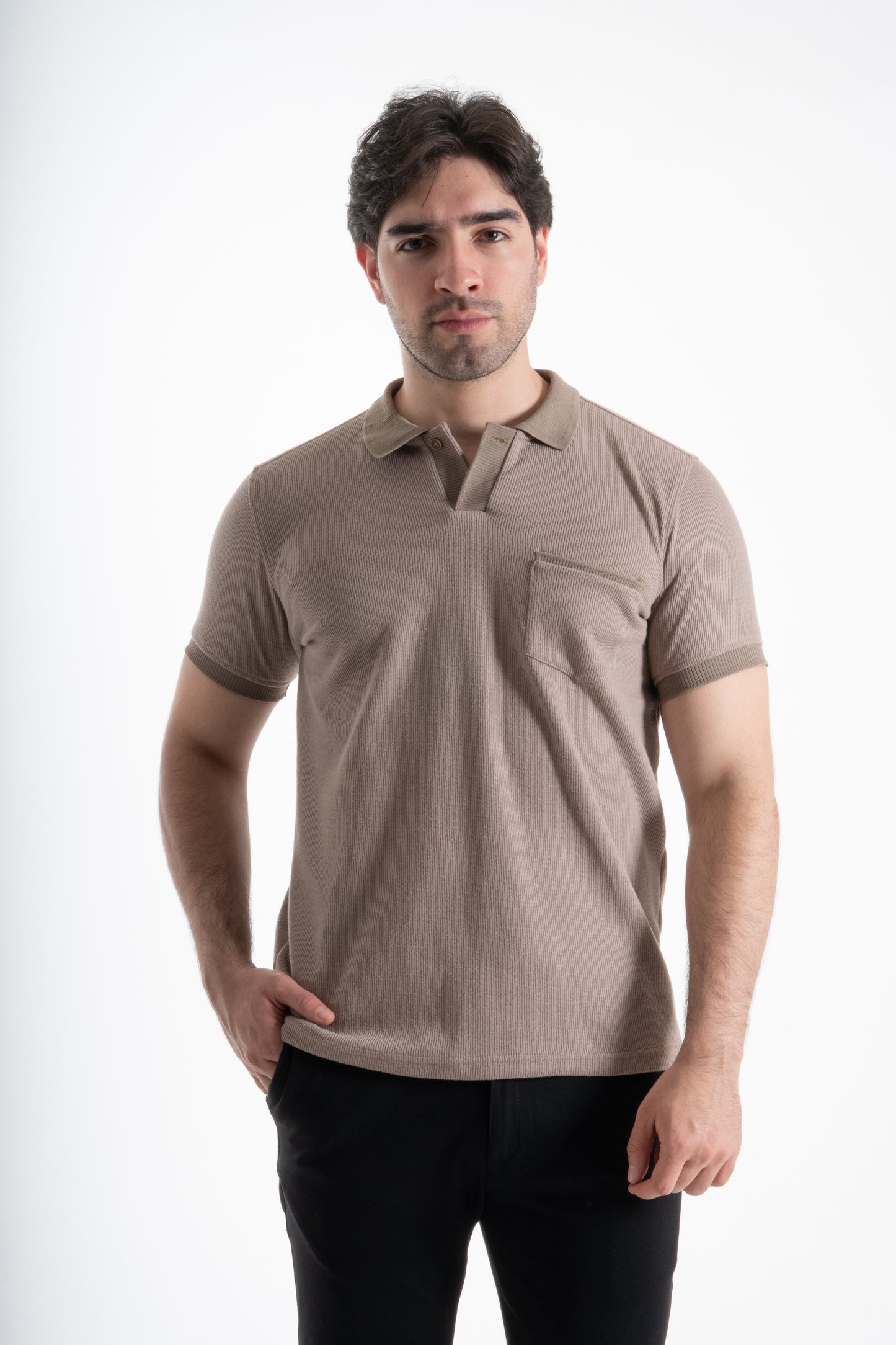 POLO PERILLA DEPORTIVA CAMEL