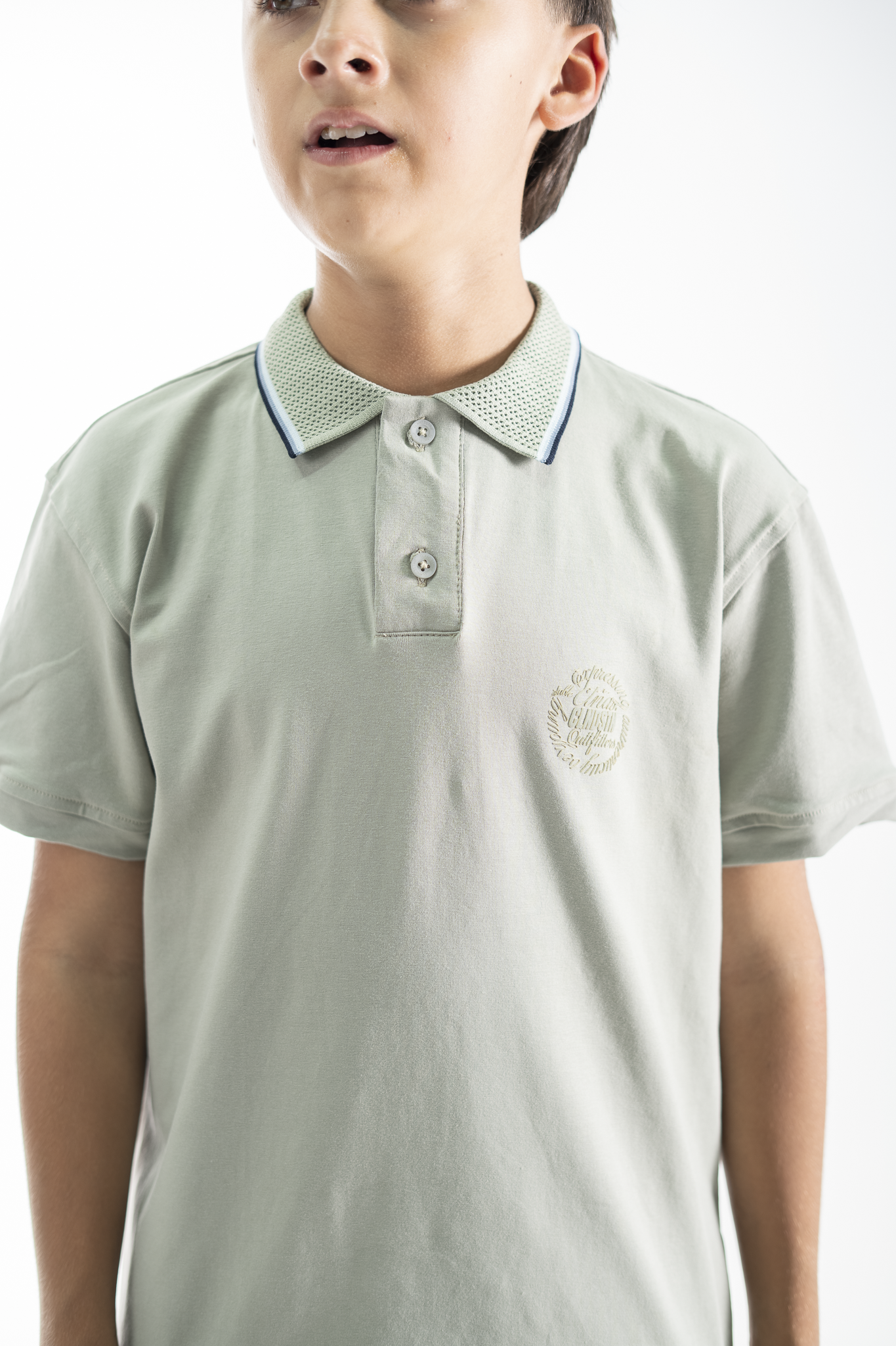 POLO PARA NIÑOS CLASICA VERDE