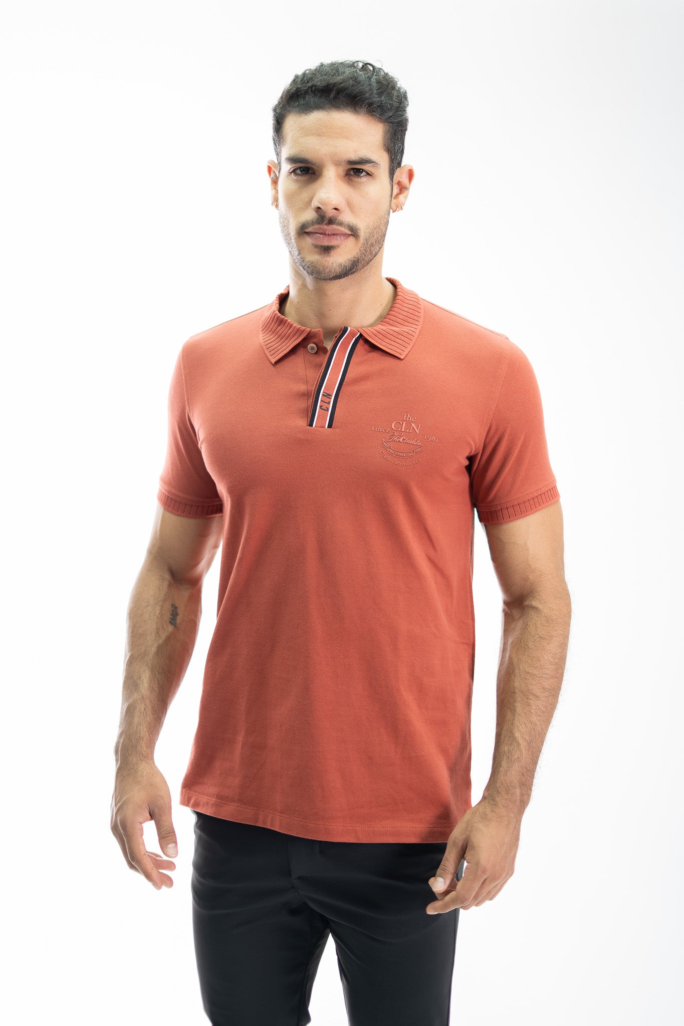 POLO PERILLA TERRACOTA