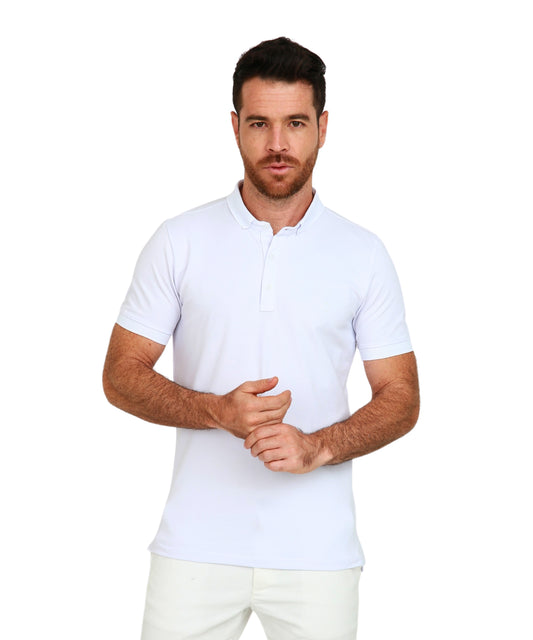 POLO BASICA BLANCO