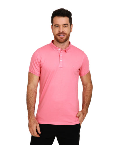 Polo Básica Rosa Coral