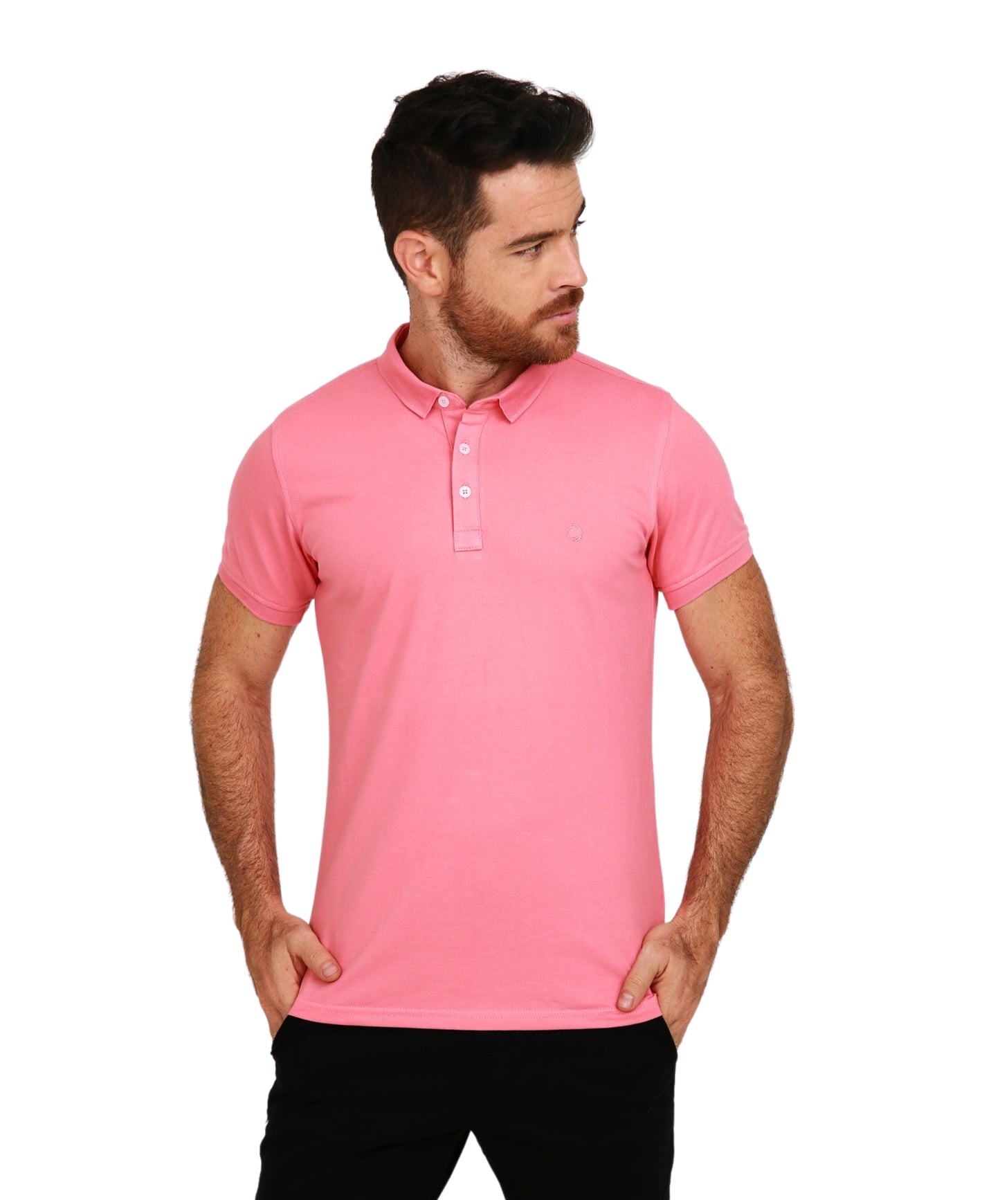 Polo Básica Rosa Coral