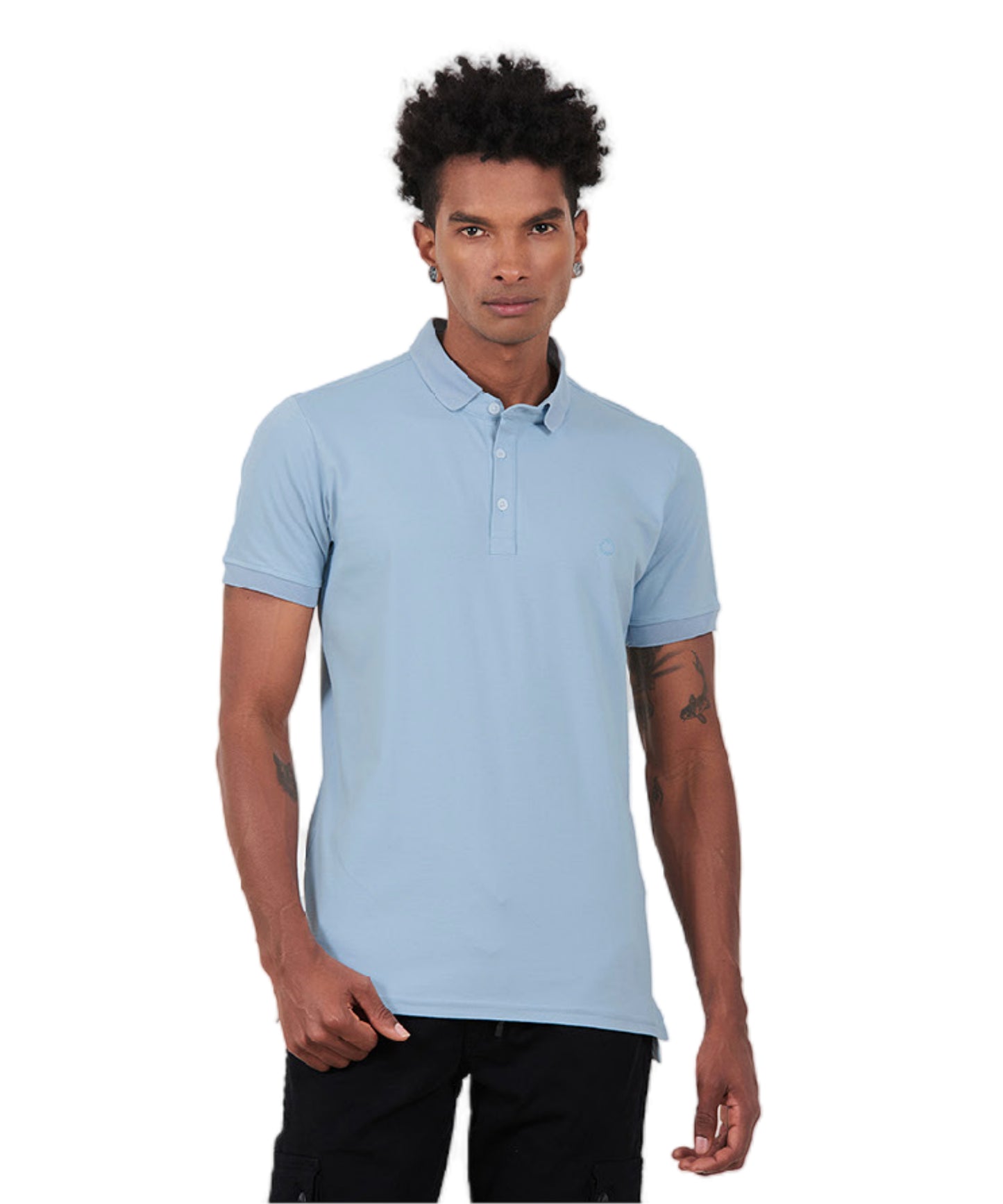 POLO BASICA AZUL