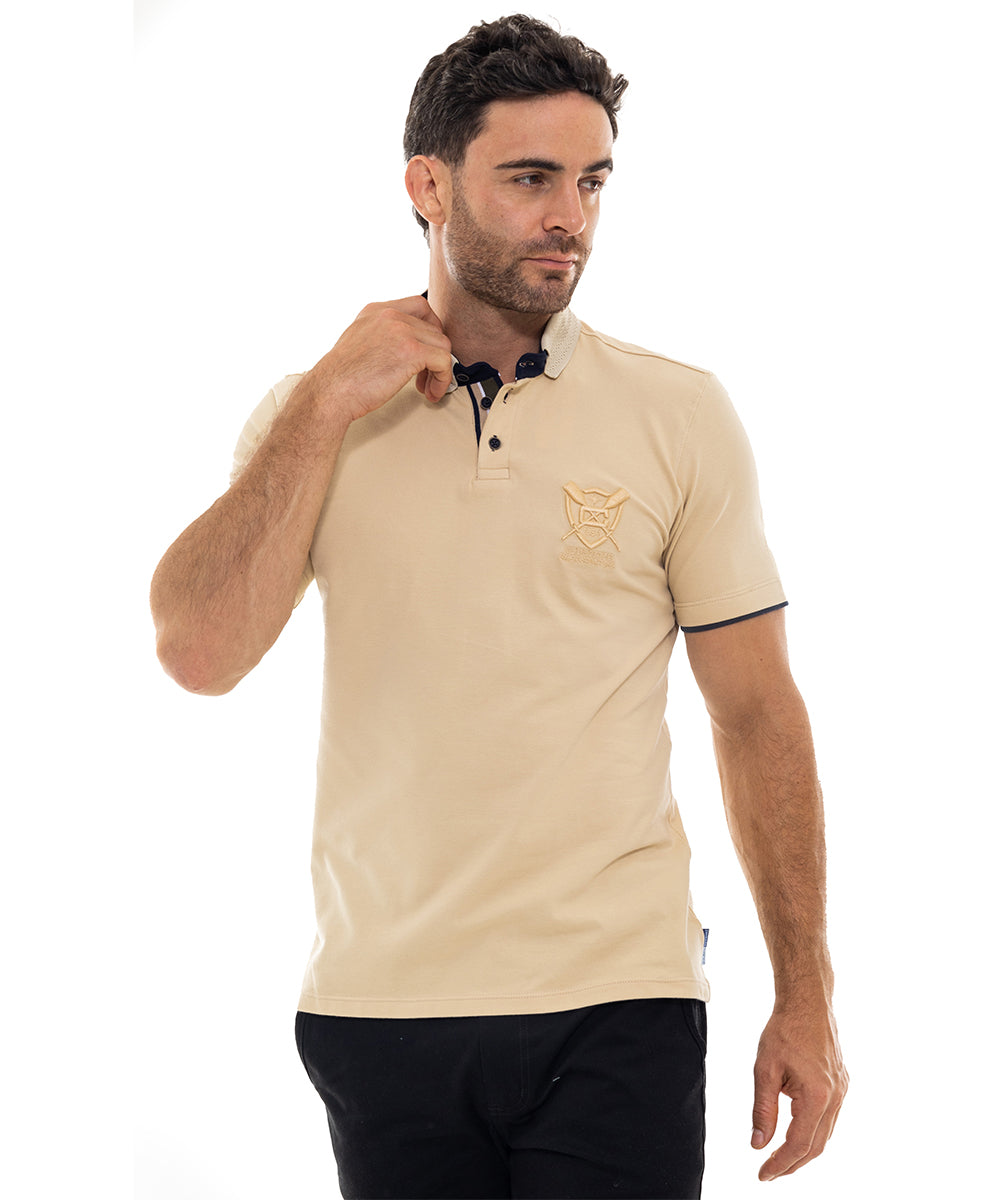 Polo Clásica Amarillo Crema