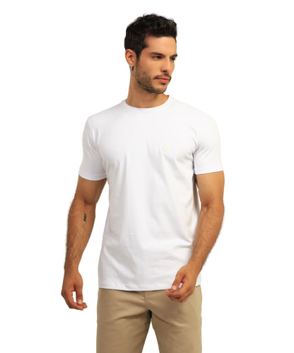 3 Camisetas básicas para hombre Blancas