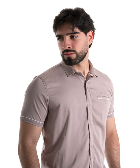 CAMISA MANGA CORTA SATIN ARENA