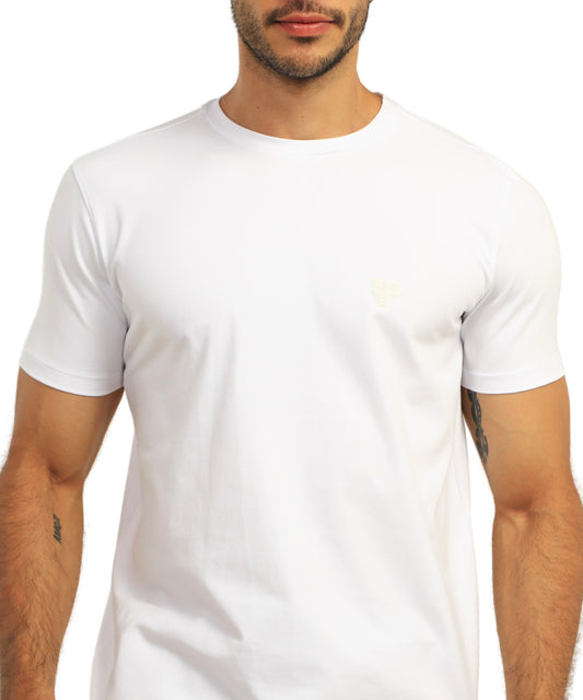 3 Camisetas básicas para hombre Blancas