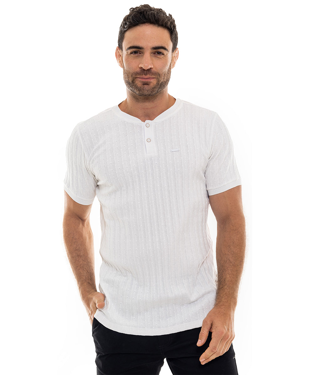 Camiseta Rib acanalado Blanca