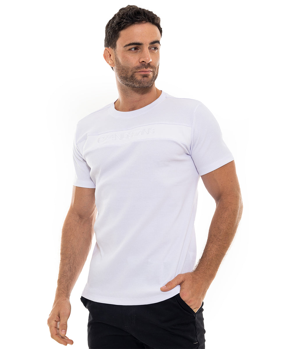 Camiseta Rib Blanca