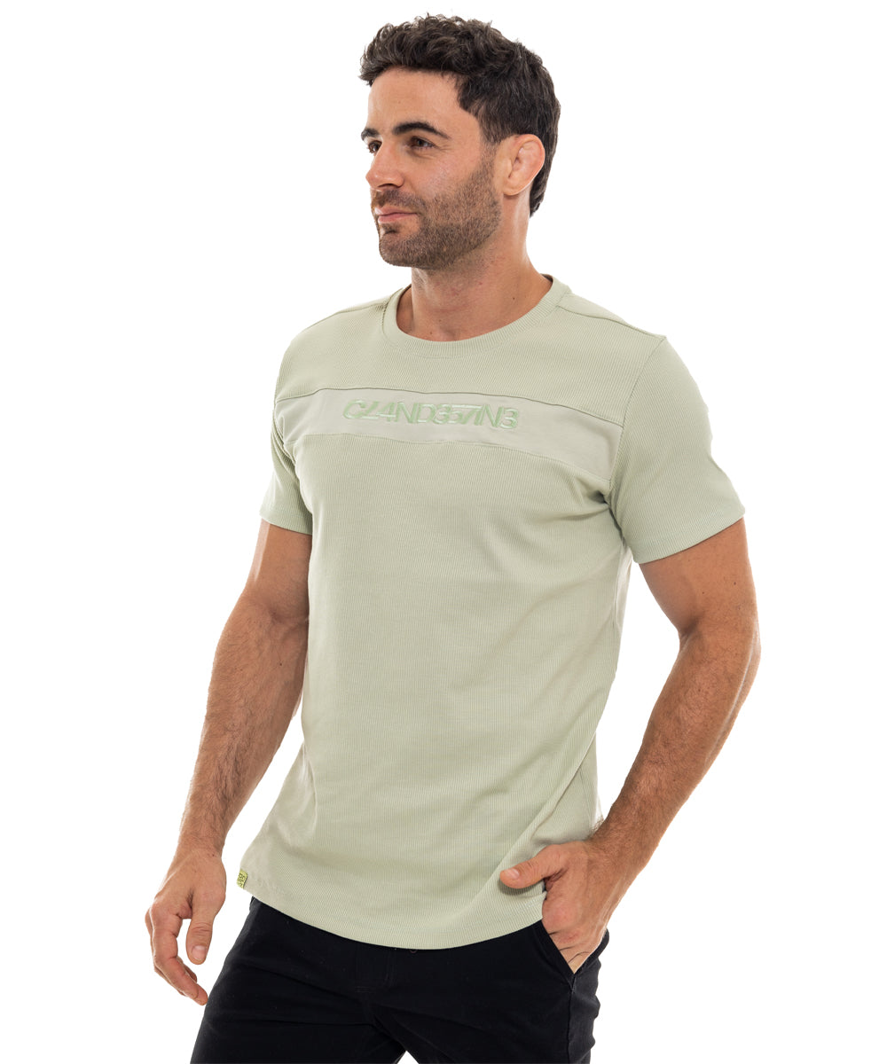 Camiseta Rib Verde