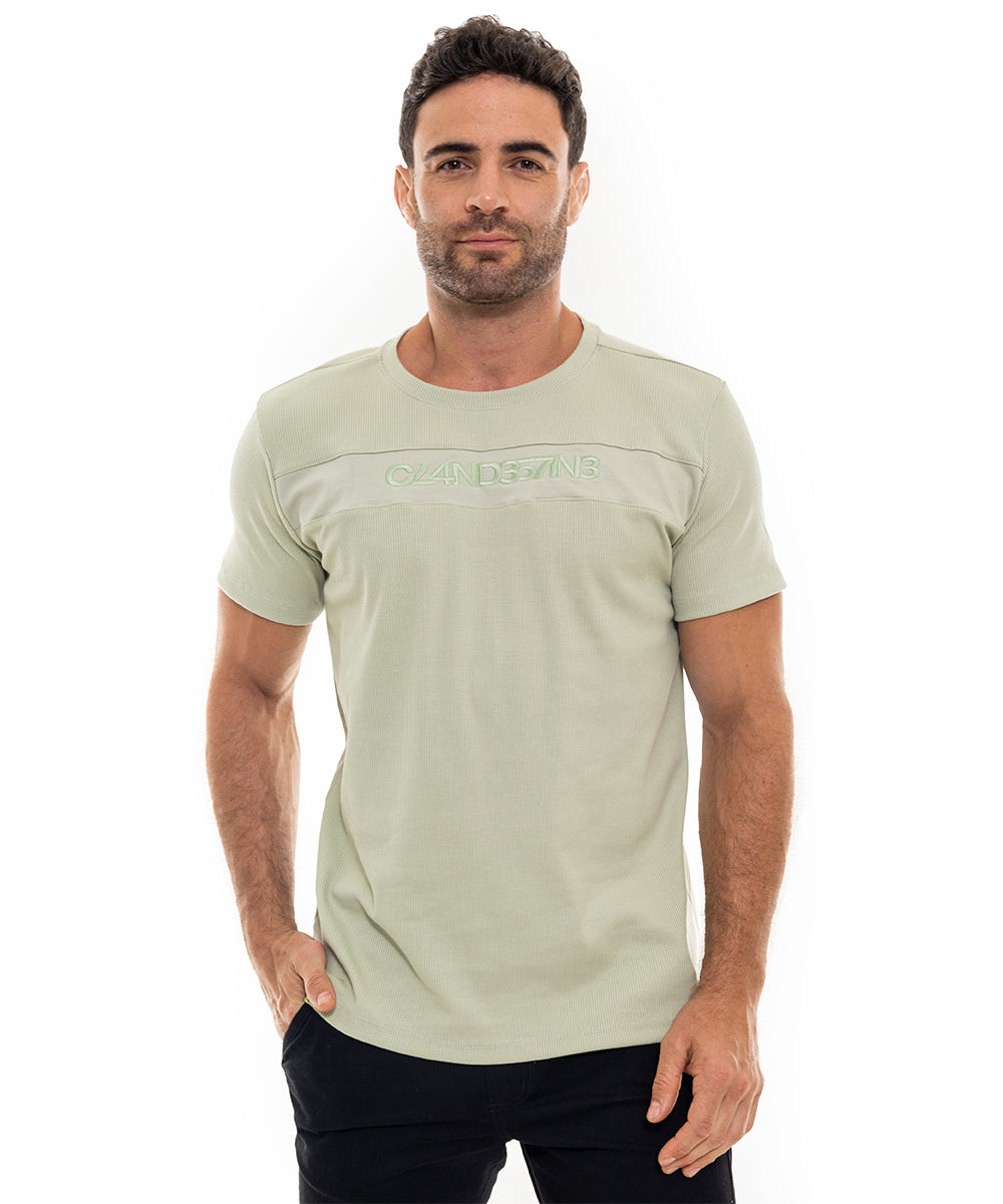 Camiseta Rib Verde