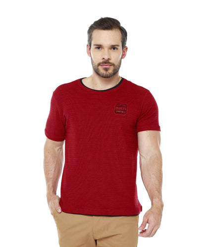 Camiseta Textura Roja