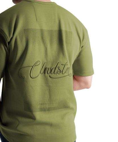 CAMISETA OVERSIZE ESTAMPADA VERDE