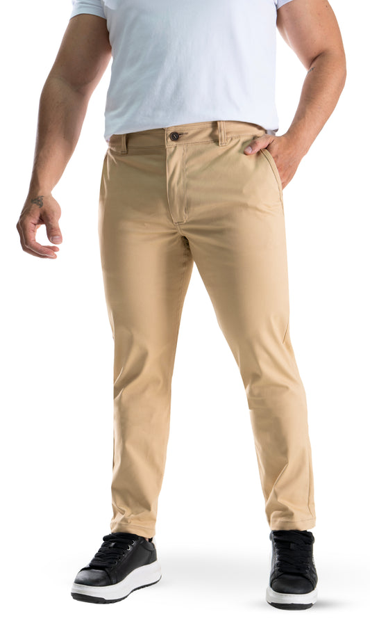 PANTALON CLASICO KAKI