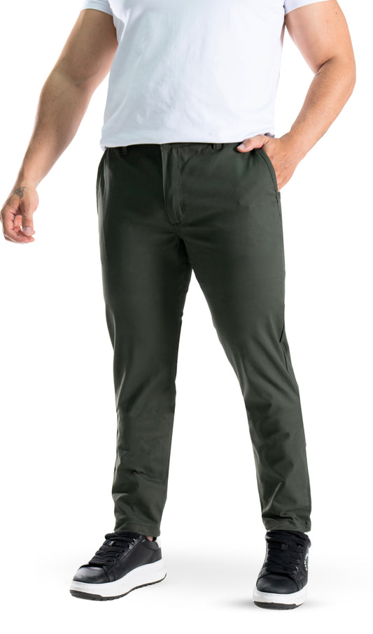 PANTALON CLASICO VERDE