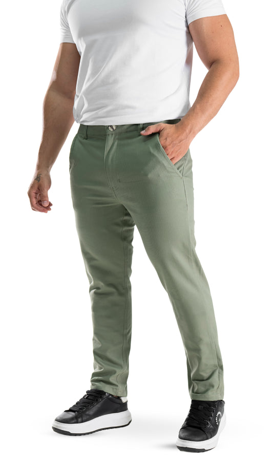 PANTALON CANVAS VERDE