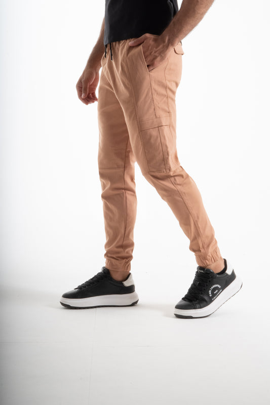 JOGGER CARGO ALMENDRA