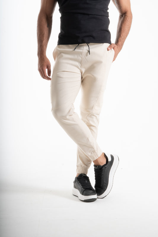 JOGGER TIPO CARGO BEIGE