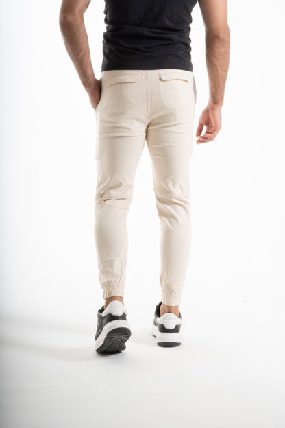 JOGGER TIPO CARGO BEIGE