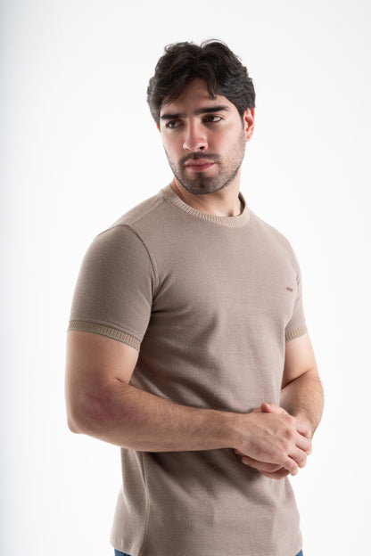 CAMISETA CORDUROY CAMEL