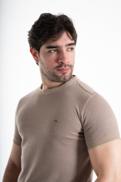 CAMISETA CORDUROY CAMEL
