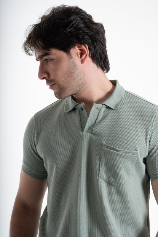 POLO PERILLA DEPORTIVA VERDE