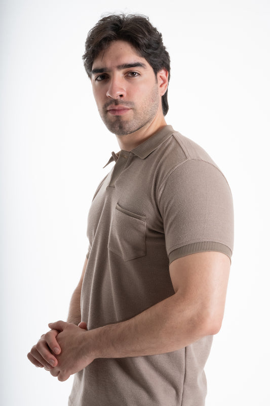 POLO PERILLA DEPORTIVA CAMEL