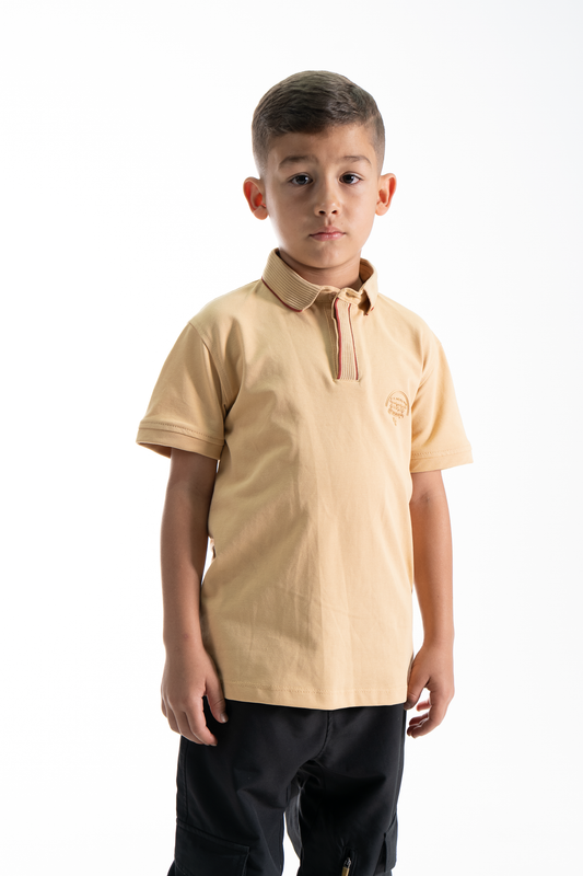 POLO PARA NIÑOS CLASICA TRIGO