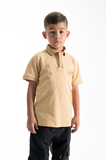 POLO PARA NIÑOS CLASICA TRIGO