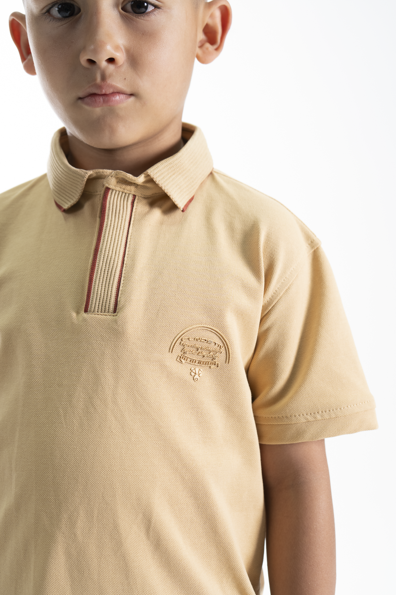 POLO PARA NIÑOS CLASICA TRIGO