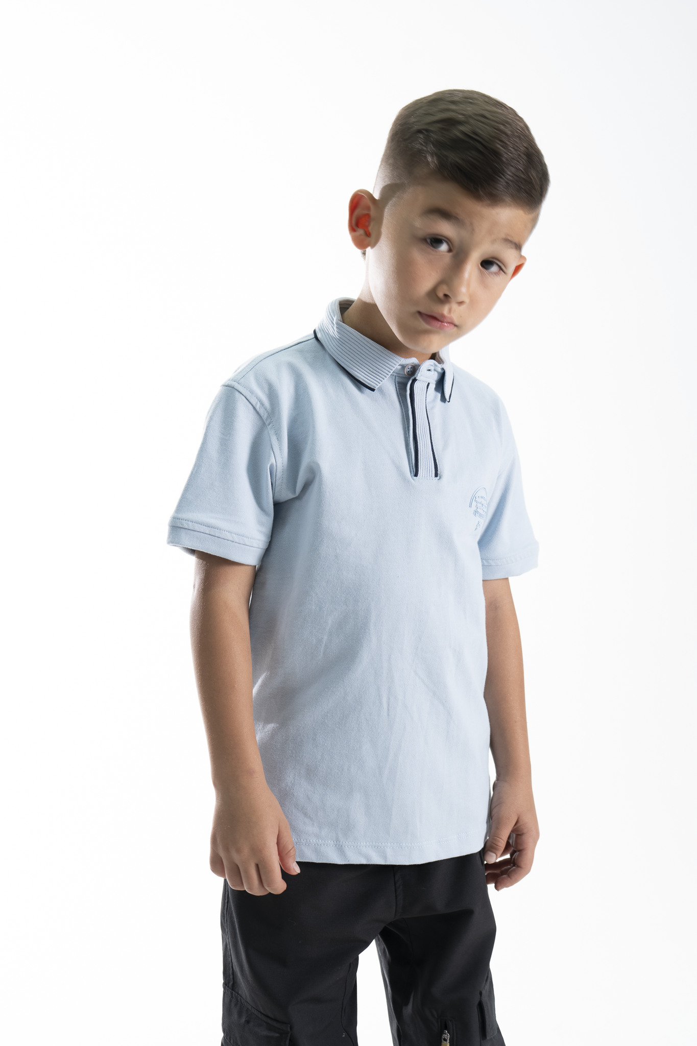 POLO PARA NIÑOS CLASICA AZUL