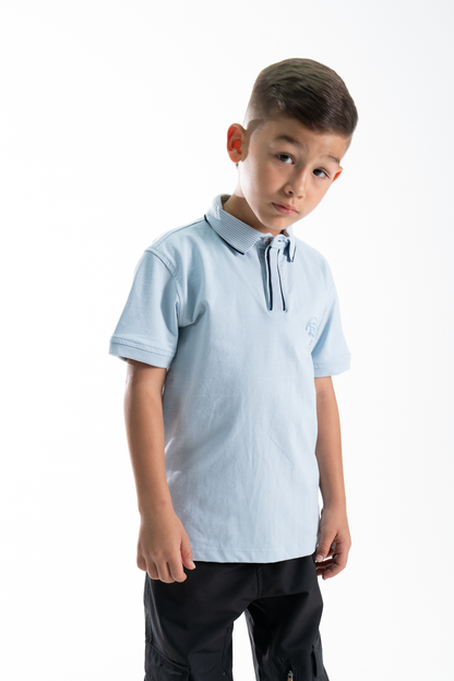 POLO PARA NIÑOS CLASICA AZUL