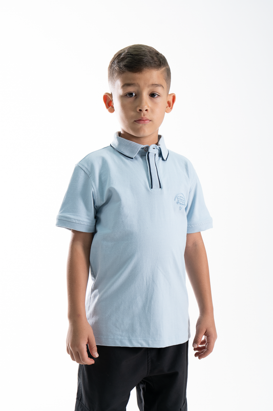 POLO PARA NIÑOS CLASICA AZUL