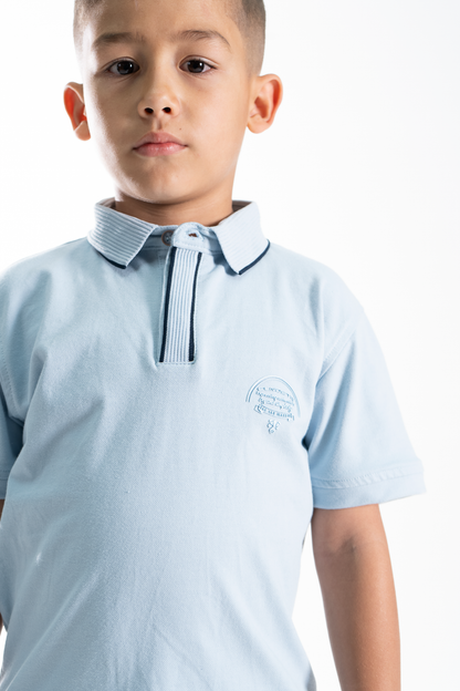 POLO PARA NIÑOS CLASICA AZUL