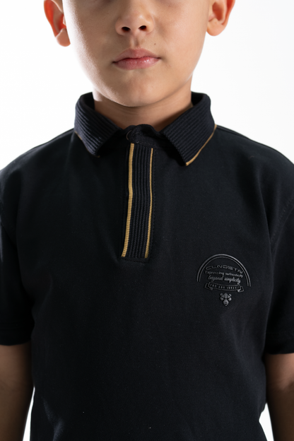 POLO PARA NIÑOS CLASICA NEGRO