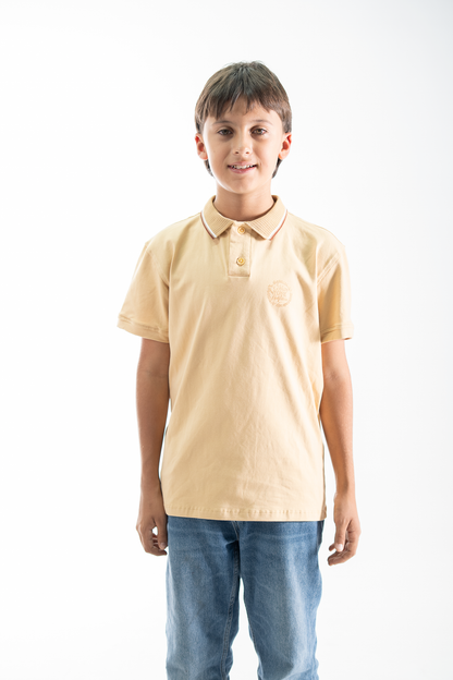 POLO PARA NIÑOS CLASICA AMARILLO